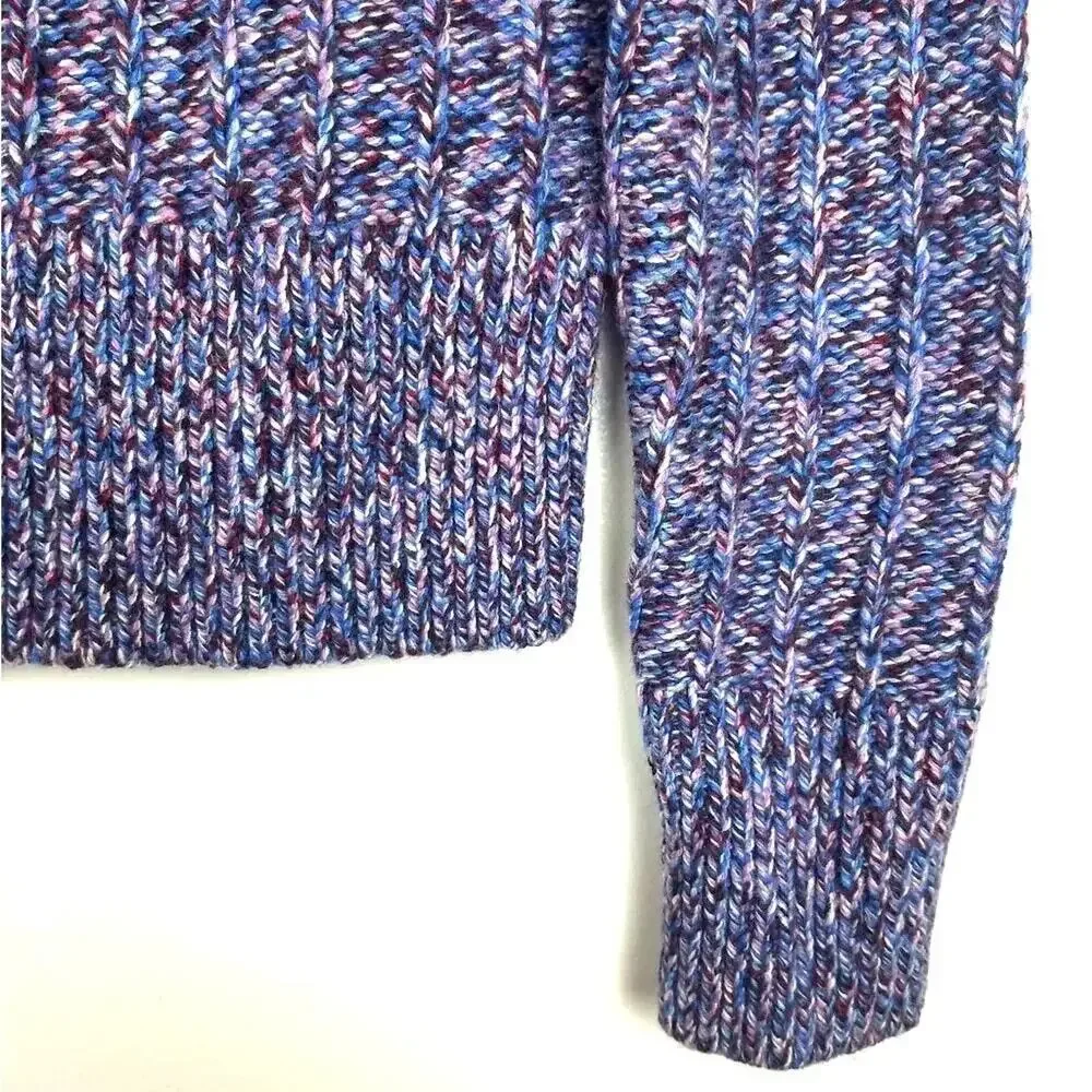 Banana Republic Ribbed Knit Chunky Sweater Wool Blend Sz SMALL